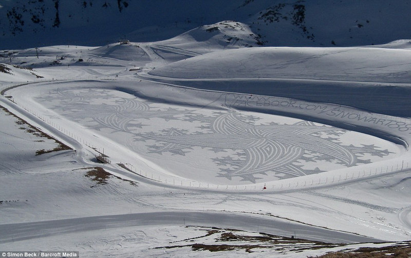 Illustration for article titled Snow Art and Learning New Things